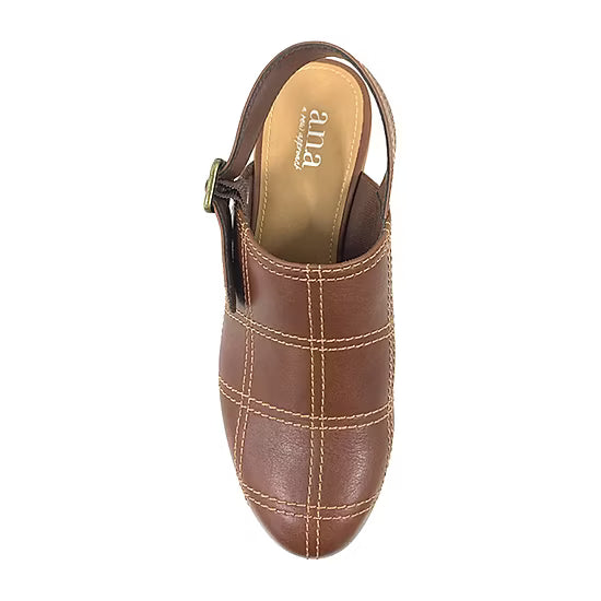 a.n.a Brookline Womens Round Closed Toe Clogs